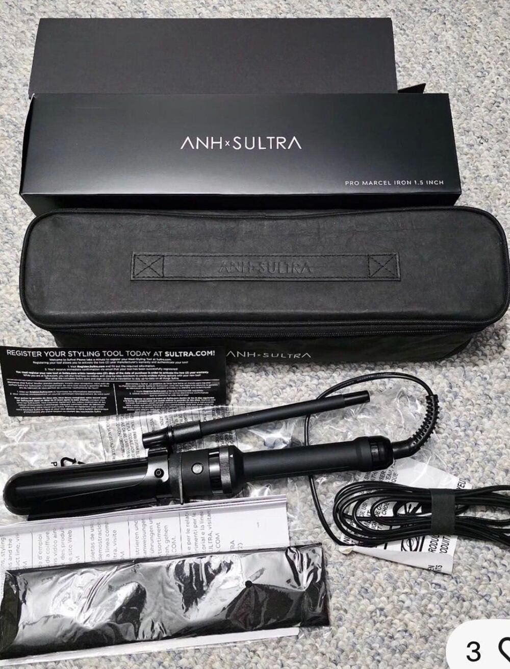 Sultra (AnhxSultra) Pro Marcel Iron 1.5 inch styler